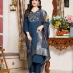 Embroidered Full Length Cotton Women’s Kurti