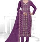 Fellora Unstitched dress material Suit Chiffon Fabric