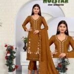 Fellora Unstitched dress material Suit Georgette Fabric Hotstar